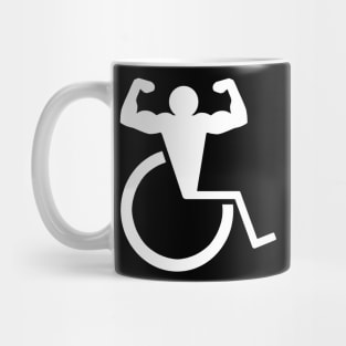 WHeelchair Bodybuilder Logo Mug